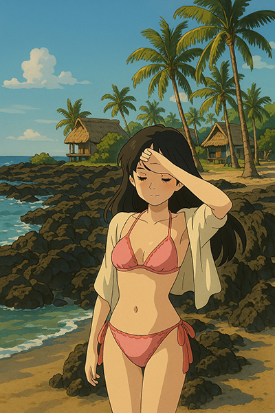 Magische Studio Ghibli stijl kunstwerk gemaakt met Cuzi AI's Ghibli AI kunst generator 7